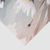 水彩デイジー植物性誕生日ギフトラップ 薄葉紙 (詳細)