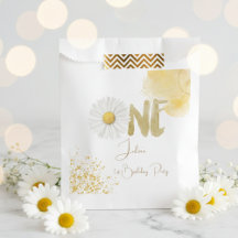 水彩デイジー第1誕生日