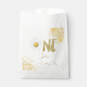 水彩デイジー第1誕生日 フェイバーバッグ (正面)