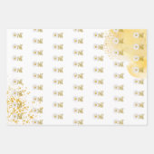 水彩デイジー第1誕生日 ラッピングペーパーシート (正面2)