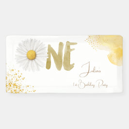 水彩デイジー第1誕生日 横断幕