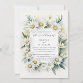 水彩デイジー結婚ズ 招待状 (正面)