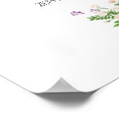 水彩デイジー聖なる書物、 経典 ポスター (角)