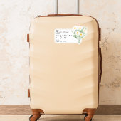 水彩デイジー荷物ID シール