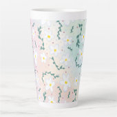 水彩デイジー カフェラテマグ (正面)