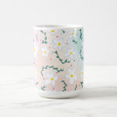 水彩デイジー コーヒーマグカップ (中央)