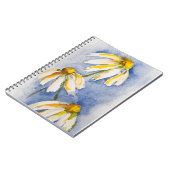 水彩デイジー ノートブック (左側)