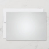 水彩デイジー フローラル デリケート 春 ボタニカル 招待状 (裏面)