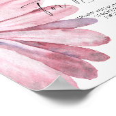 水彩デイジー-ベビーポスター用の書籍 ポスター (角)