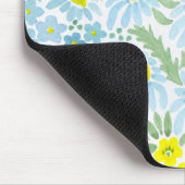 水彩デイジー マウスパッド (コーナー)