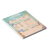 水彩デイリーラマダンアクティビティプランナー ノートパッド (アングル)