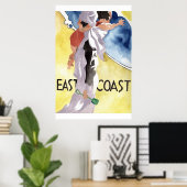 水彩デコスタイル広告 ポスター (ホームオフィス)