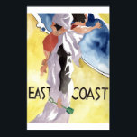 水彩デコスタイル広告 ポスター<br><div class="desc">30年代のポスター広告の水彩スタイル描写。</div>