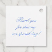 水彩デザイナーブルーモノグラムクレスト フェイバータグ (裏面)