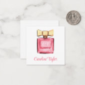 水彩デザイナー香水パルフムギフトエンクロージャー ノートカード (正面/裏面インサイチュ)