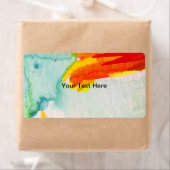 水彩デザインカスタムラベル ラベル (インサイチュ)