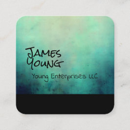 水彩デザインカスタム名刺 スクエア名刺