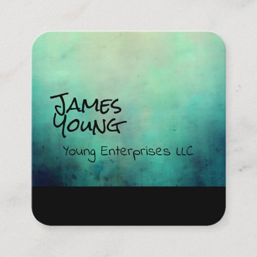 水彩デザインカスタム名刺 スクエア名刺 (正面)