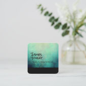 水彩デザインカスタム名刺 スクエア名刺 (スタンド正面)