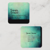 水彩デザインカスタム名刺 スクエア名刺 (正面/裏面)
