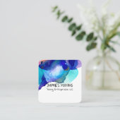 水彩デザインカスタム名刺 スクエア名刺 (スタンド正面)