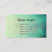 水彩デザインカスタム名刺 名刺 (裏面)
