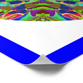 水彩デザインマンダラポスター。3 ポスター (角)