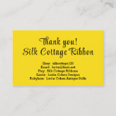 水彩デザイン名刺モダン 名刺 (裏面)