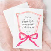 水彩デザイン母のデイカードマ最高のマ・エバー シーズンカード