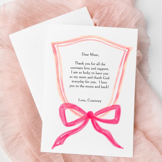 水彩デザイン母のデイカードマ最高のマ・エバー シーズンカード