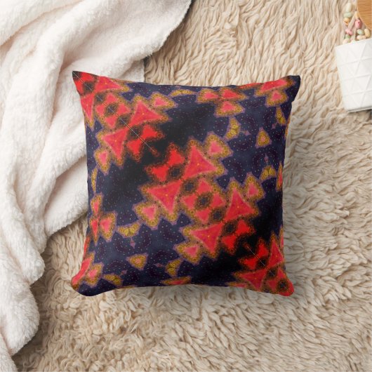 水彩デザイン クッション (ブランケット)