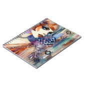 水彩デザイン ノートブック (左側)