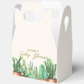 水彩デザートカボスガーデンベビーシャワー フェイバーボックス (見開き)