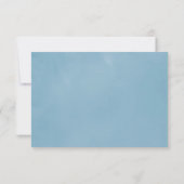 水彩デザートサボテン多肉結婚式RSVP 出欠カード (裏面)