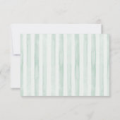 水彩デザートサボテン多肉結婚式RSVP 出欠カード (裏面)