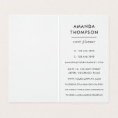 水彩デザートサボテン多肉類 名刺 (内部フラット)