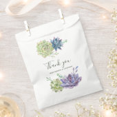 水彩デザートサボテン結婚ツ フェイバーバッグ (クリップ留めされた状態)