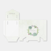 水彩デザートサボテン結婚ツ フェイバーボックス (折り畳みなし)