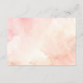 水彩デザートサボテンQRコード結婚の詳細 エンクロージャーカード (裏面)