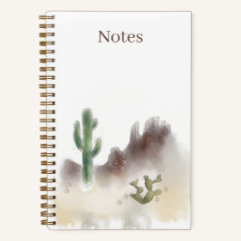 水彩デザートノート | 5.5 x 8.5 | 大学 ノートブック