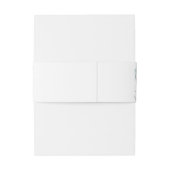 水彩デザートレッド多肉類ハート 招待状ベリーバンド (裏面例)