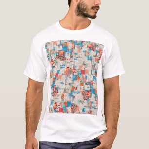 水彩デジタルテクスチャパターン Tシャツ