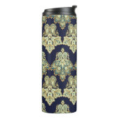 水彩デジタル背景パターン，質感  タンブラー (回転左)