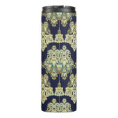 水彩デジタル背景パターン，質感  タンブラー (裏面)