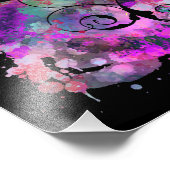 水彩デジタ絵画ル |ハート切り出し フォトプリント            (角)