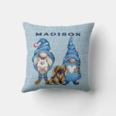 水彩デニム格言 クッション (裏面)