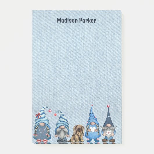 水彩デニム格言 ポストイット (正面)