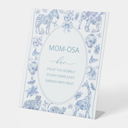 水彩トイエレガントルサファリヴィンテージチノイザー 台座サイン (正面)