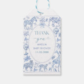 水彩トイルサファリエレガントチノイセリギフトラベル ギフトタグ (正面)