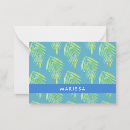 水彩トゥーカンありがとう ノートカード (裏面)